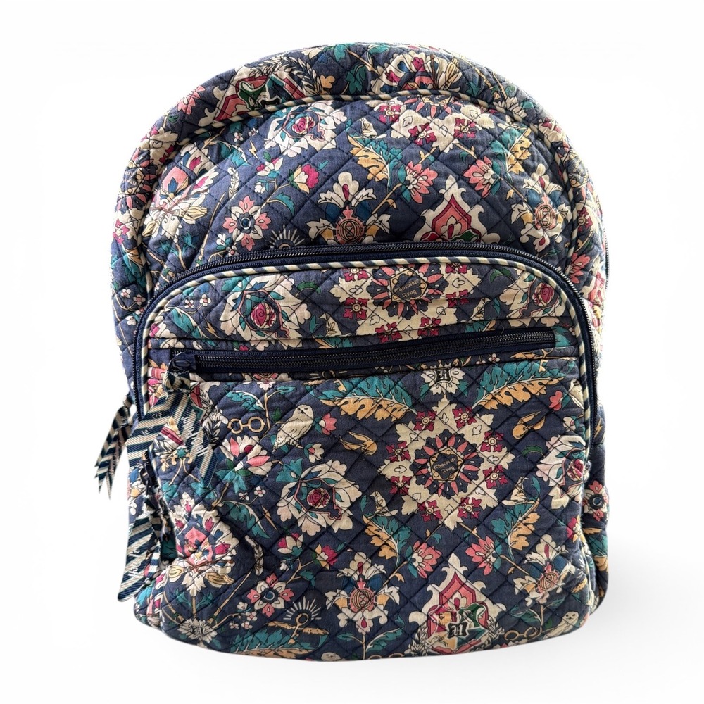 Vera Bradley x Harry Potter Home To Hogwarts Campus Backpack AOP Owl Pattern